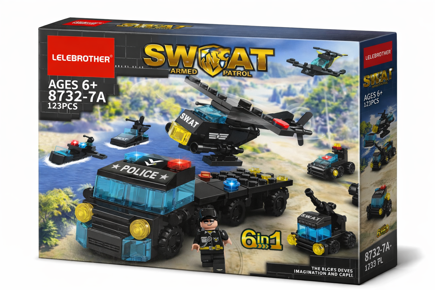 SWAT Armed Patrol 6-in-1 Building Set