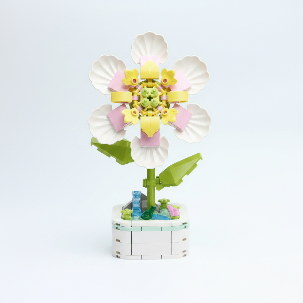 Gardenia flower building set