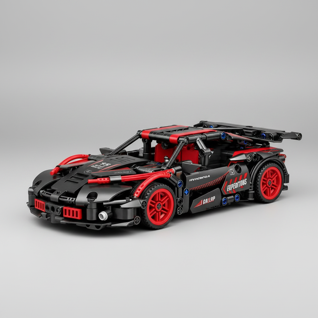 Large technic car building sets