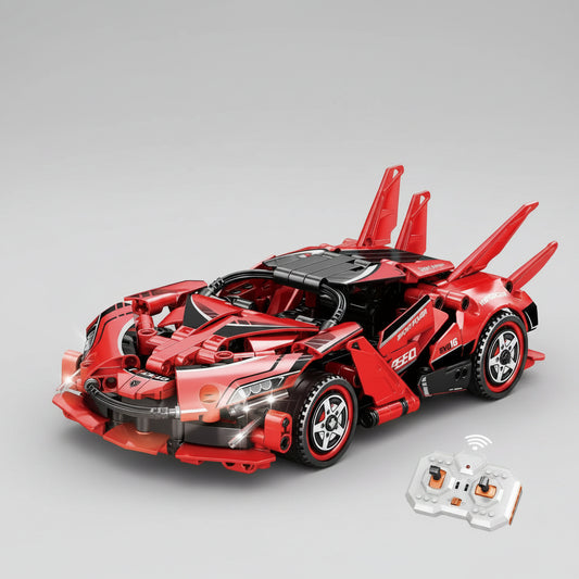 Speed Car-RC Racing Hypercar Building Set