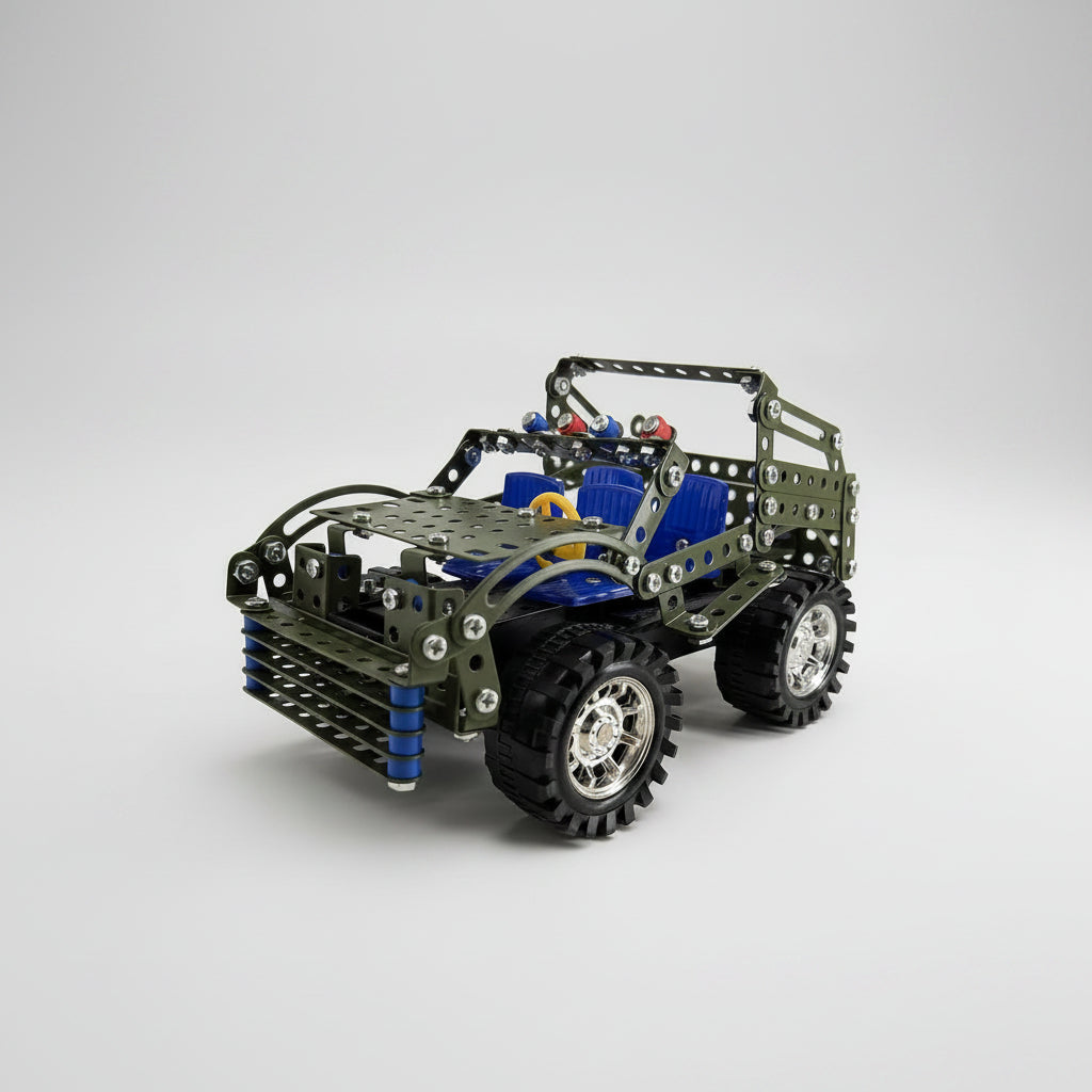 Metal Jeep Inspired Construction Set